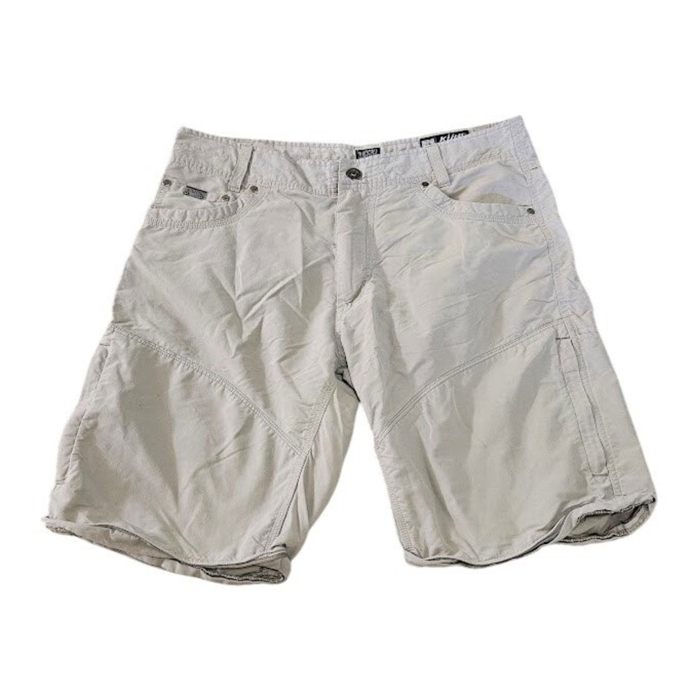 Kuhl Liberator Convertible Stealth Shorts Mens 34x32 Tan Hiking Outdoor Nylon